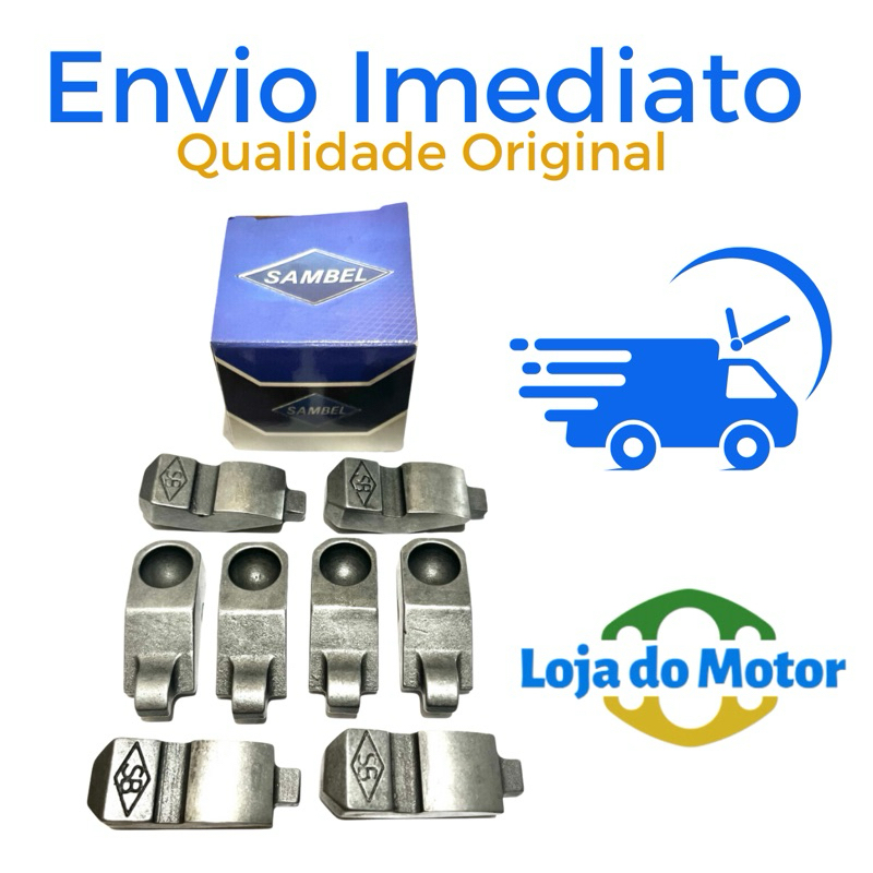 Jogo De balancim GM Prisma de 2007 a 2012 1.0 a 2.0 balancim liso Jogo De balancim GM Prisma de 2007 a 2012 1.0 a 2.0 balancim liso