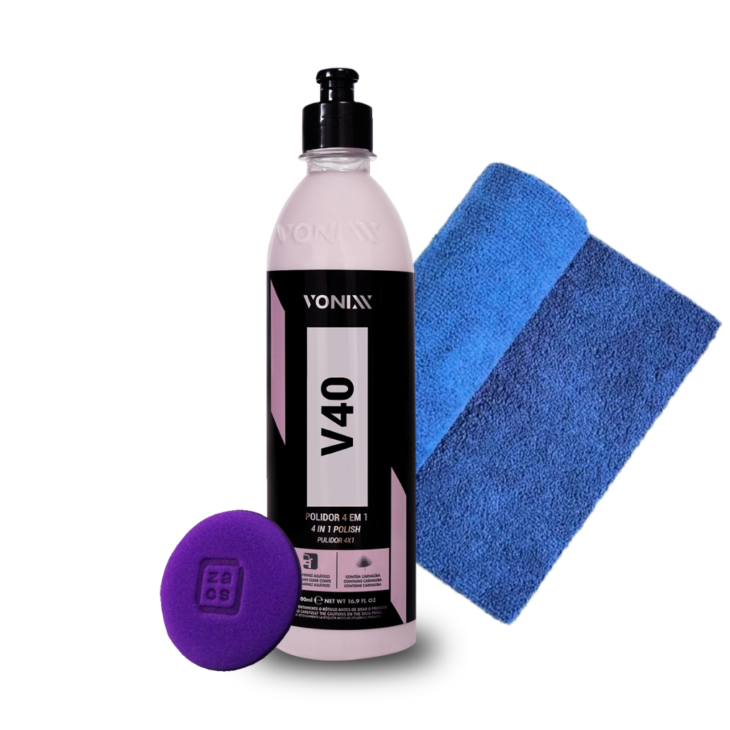 Polidor Corte Refino Lustro Protecao V40 Vonixx + Aplicador 110v/220v Polidor Corte Refino Lustro Protecao V40 Vonixx + Aplicador 110v/220v