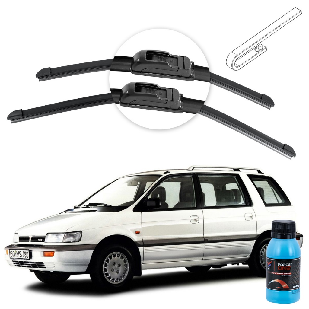 Limpador de Parabrisa Mitsubishi Space Wagon ano 92 a 98 Universal Limpador de Parabrisa Mitsubishi Space Wagon ano 92 a 98 Universal