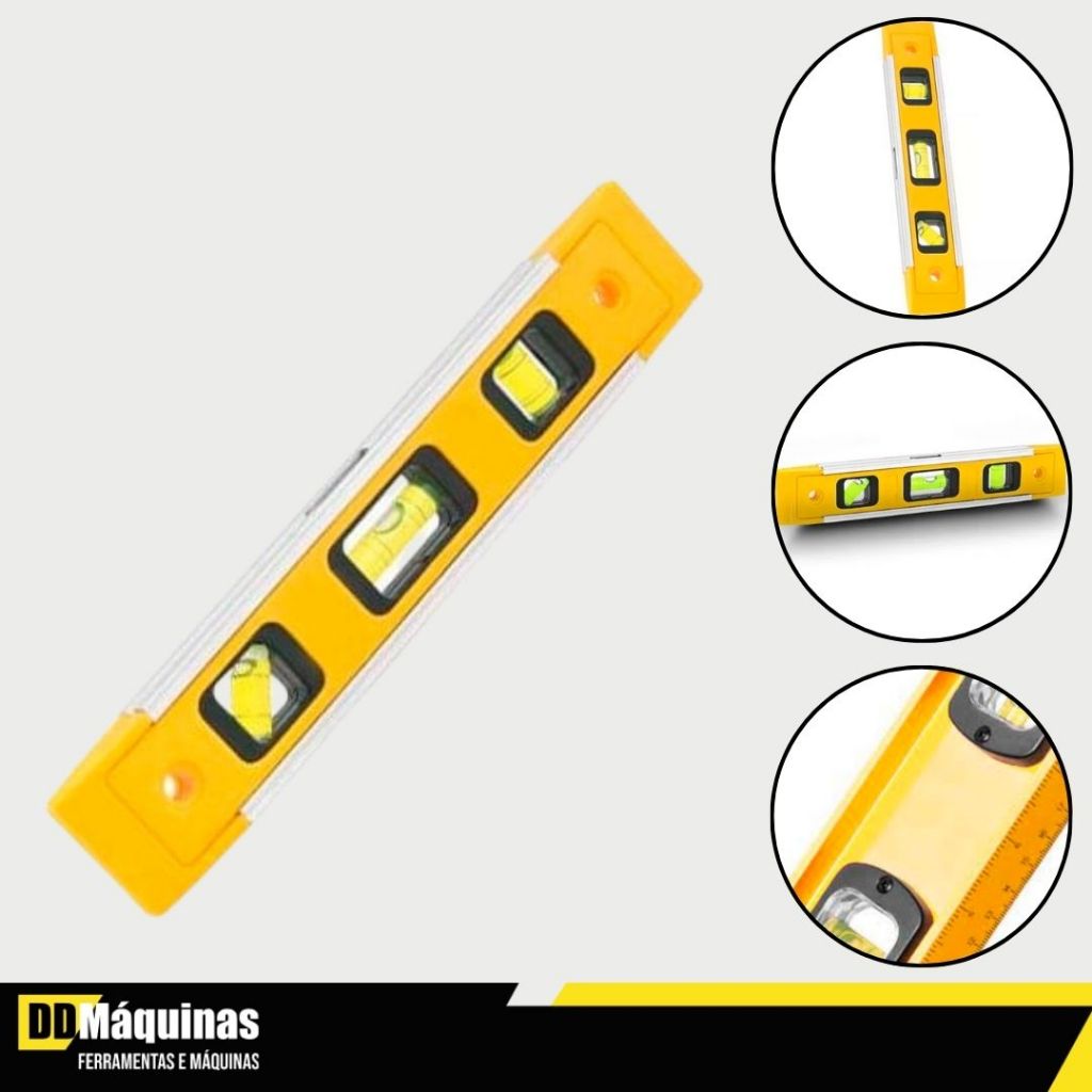 Nível Torpedo com Base Magnetico – Titanium Nível Torpedo com Base Magnetico – Titanium