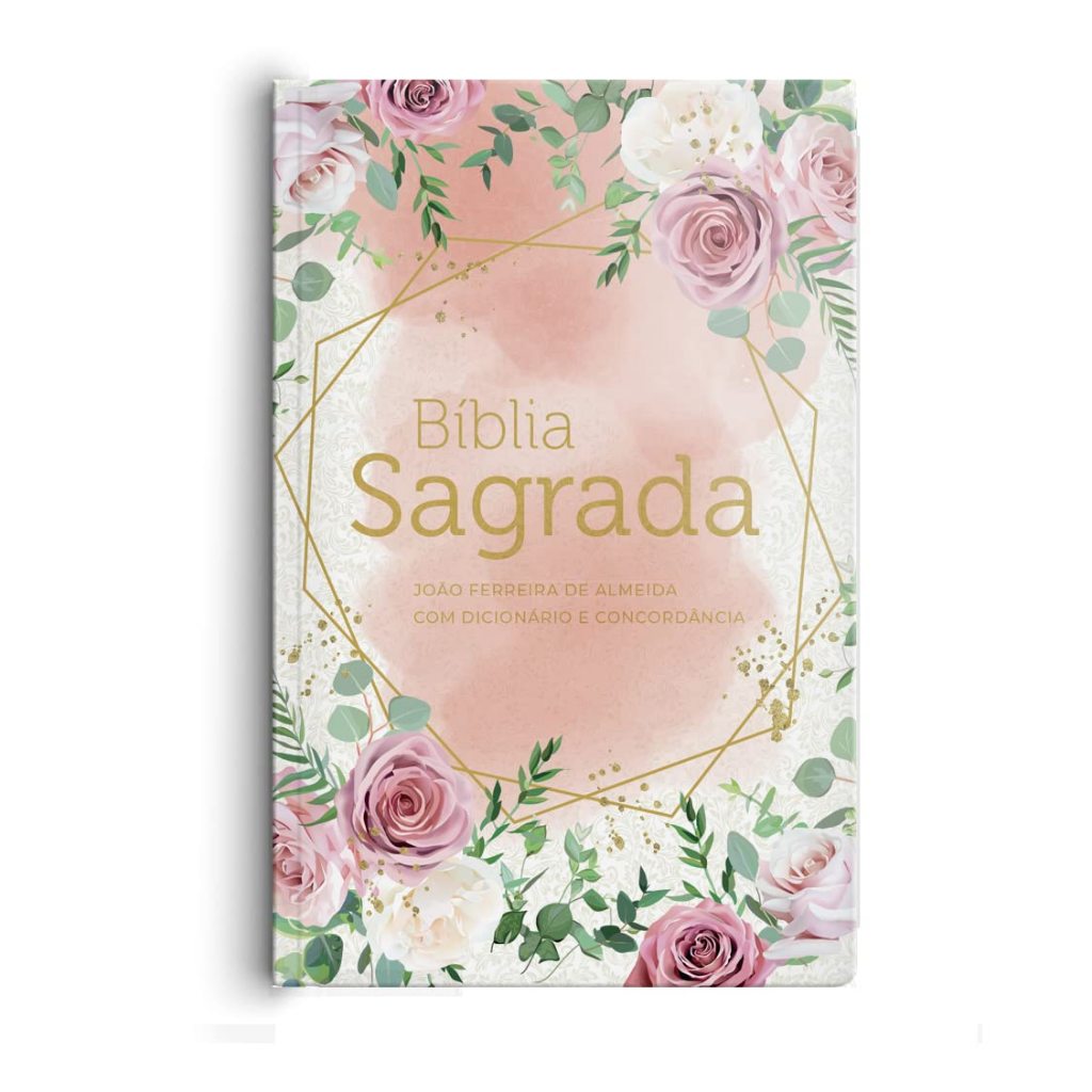 Bíblia Sagrada RC Letra Grande | Dicionário e Concordância – Rosas Blush Bíblia Sagrada RC Letra Grande | Dicionário e Concordância – Rosas Blush
