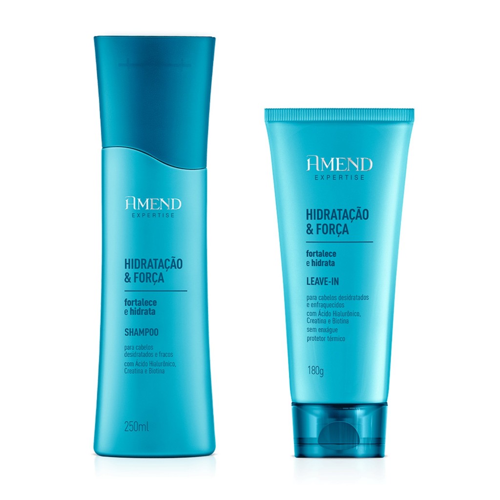 Amend Kit Hidratação e Força Shampoo 250ml + Leave-in 180g Amend Kit Hidratação e Força Shampoo 250ml + Leave-in 180g