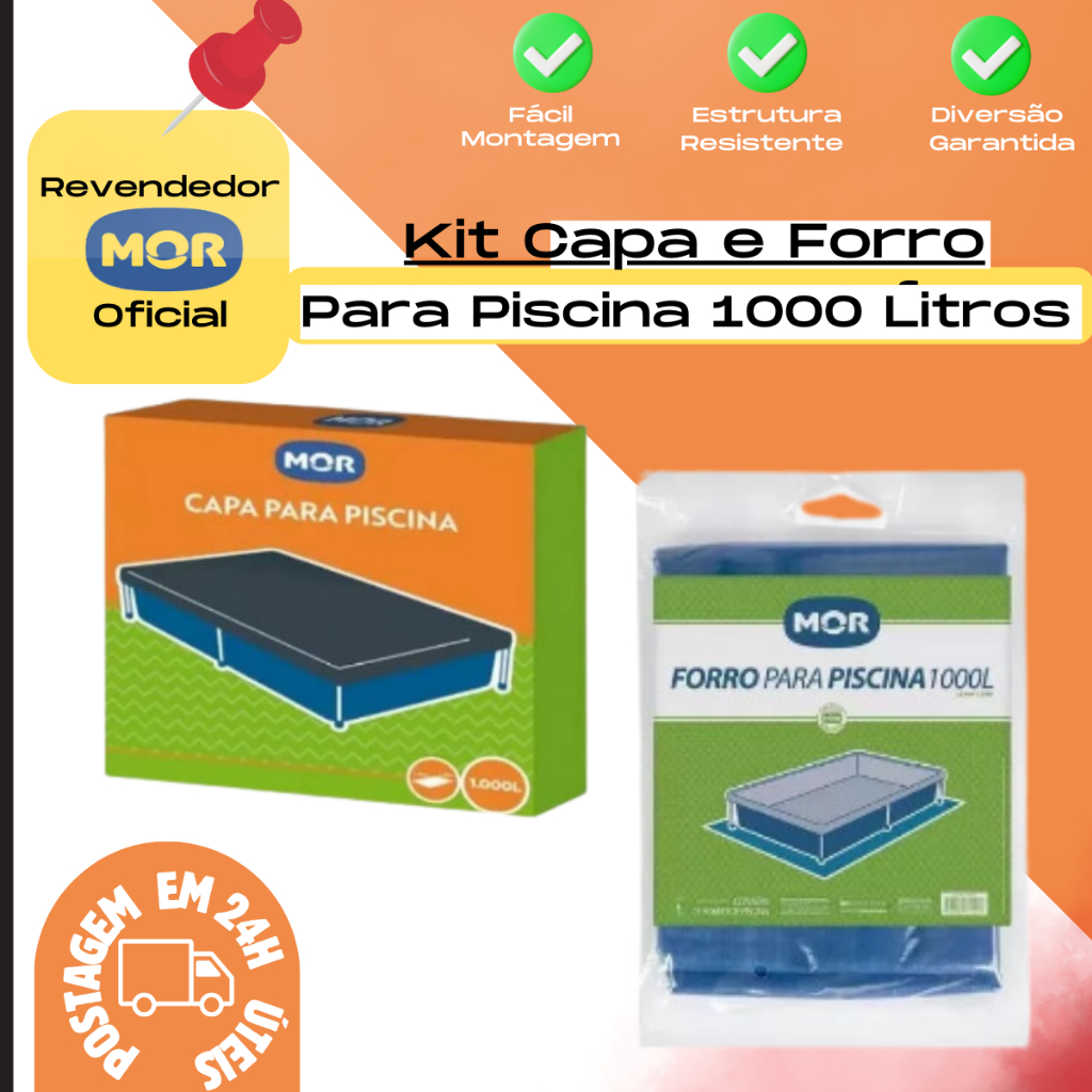 Capa Para Piscina Standard Infantil + Forro 1000 Litros Capa Para Piscina Standard Infantil + Forro 1000 Litros