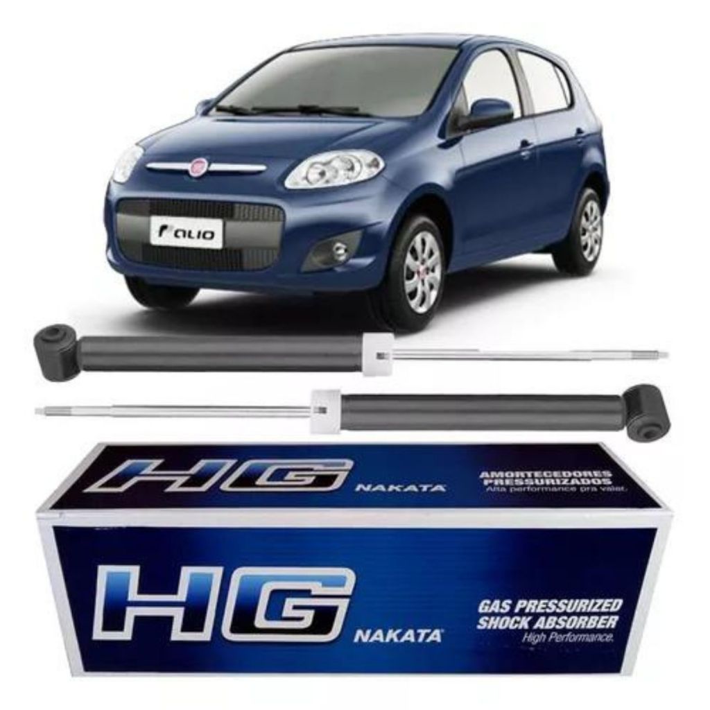 Par Amortecedor Traseiro Nakata Fiat Novo Palio 1.0 1.4 8v