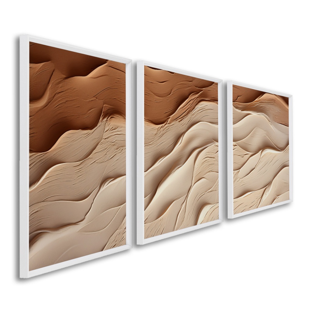 Quadro De Decoração Com 3 Telas Abstrato Para Sala Quarto Escritorio 60×90 Moldura Com E Sem Vidro Quadro De Decoração Com 3 Telas Abstrato Para Sala Quarto Escritorio 60×90 Moldura Com E Sem Vidro