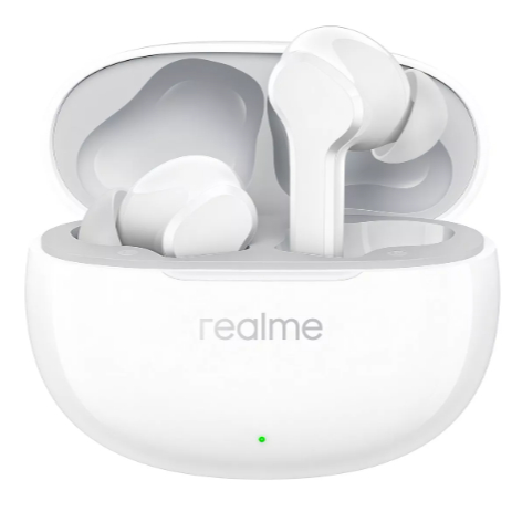 Realme Buds T110 Smart Touch Com Bluetooth De 88 Milissegundos, Cor Preta ou Branca Realme Buds T110 Smart Touch Com Bluetooth De 88 Milissegundos, Cor Preta ou Branca