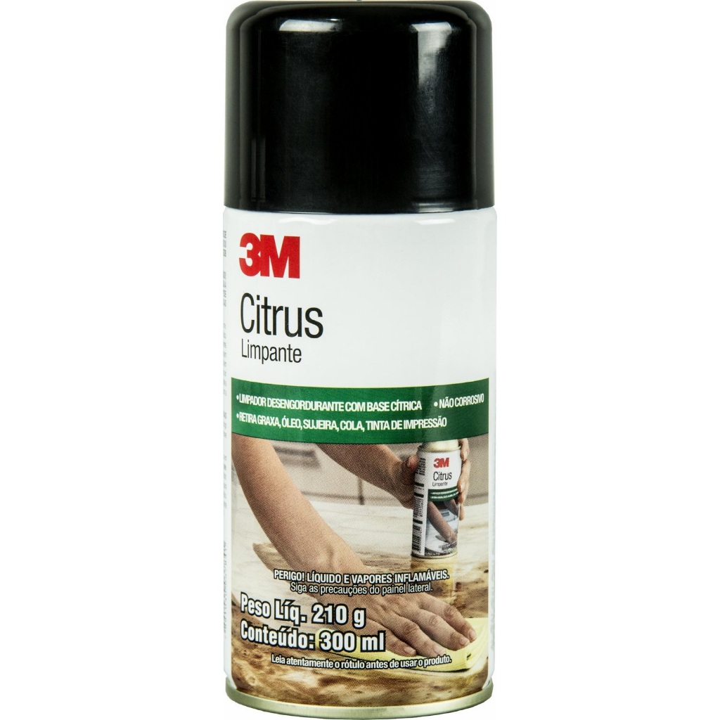 Citrus Limpante 300ml Removedor de Adesivo e Sujeira 3M Desengraxante Remove Cola Gordura Tinta Citrus Limpante 300ml Removedor de Adesivo e Sujeira 3M Desengraxante Remove Cola Gordura Tinta