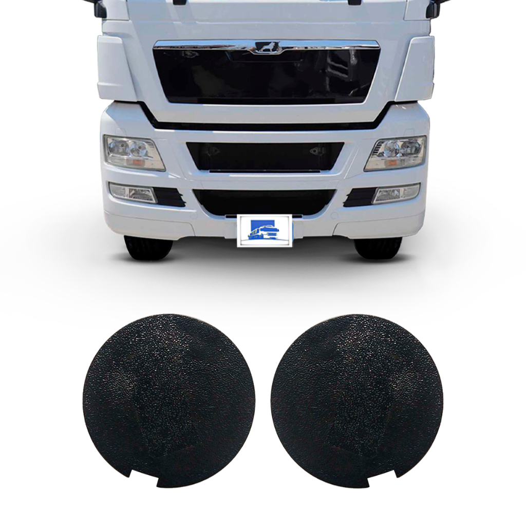 Tampa Redonda Para-choque Compatível Man Tgx 28.440 29.440 29.480 Tampa Redonda Para-choque Compatível Man Tgx 28.440 29.440 29.480