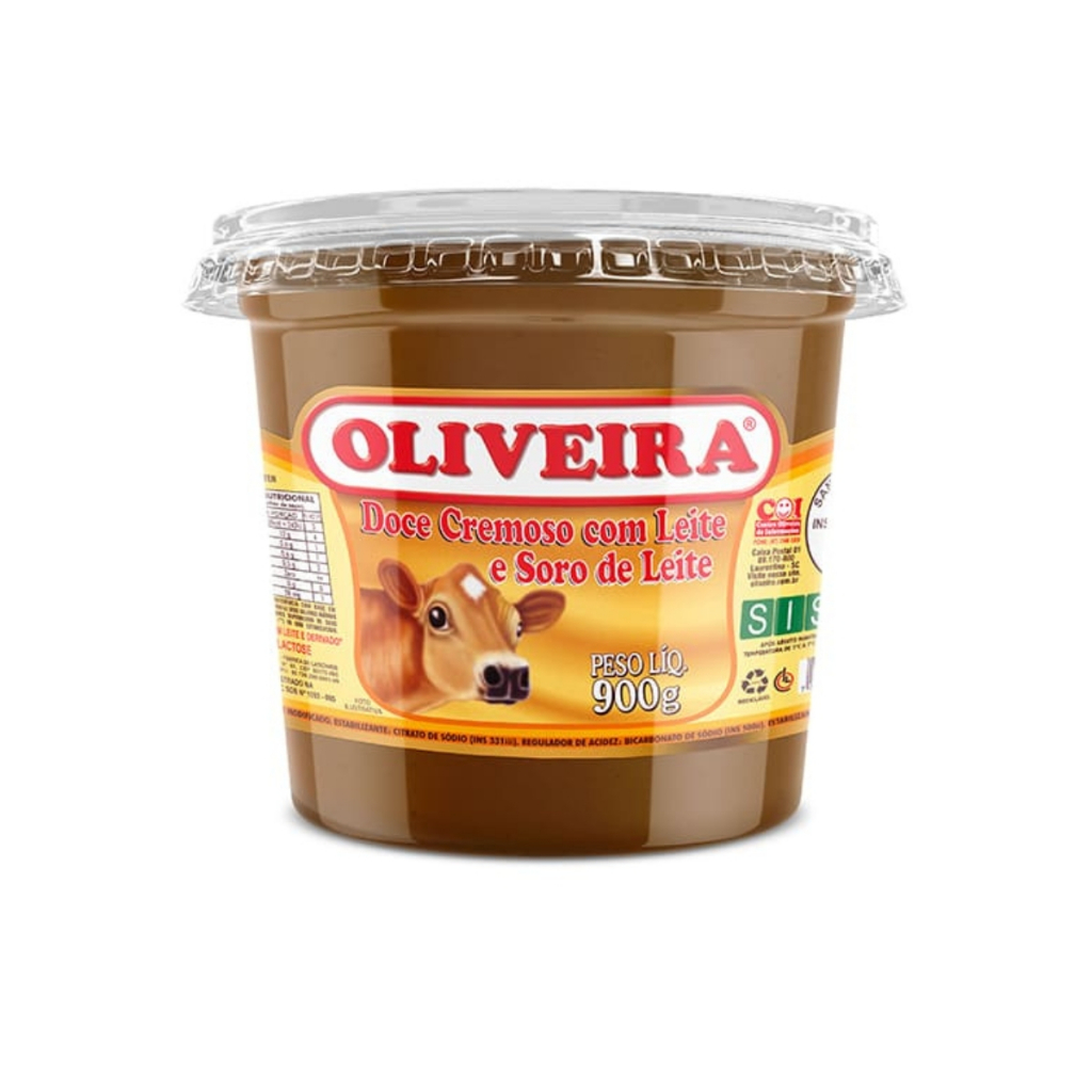 Doce De Leite Cremoso 900g Oliveira Doce De Leite Cremoso 900g Oliveira