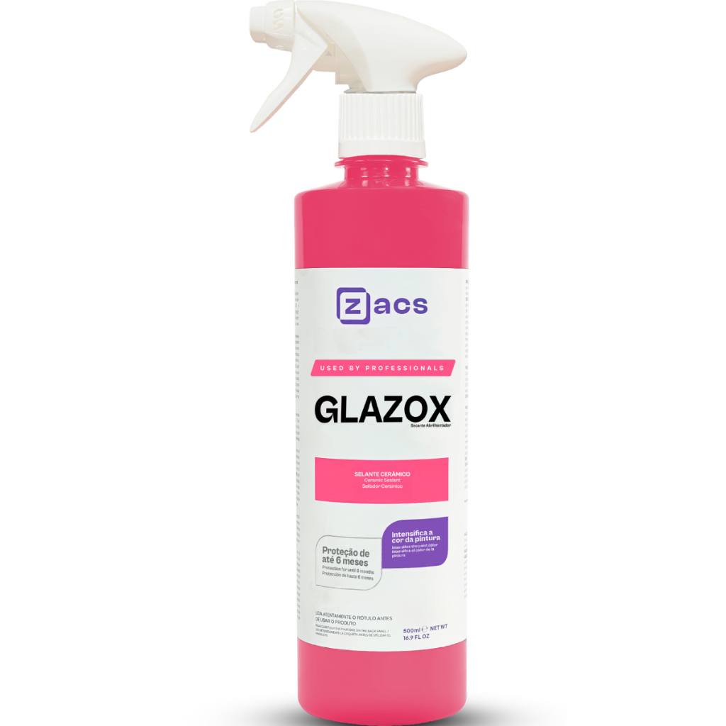Glazox Zacs Selante Cerâmico Renovador de Pintura 500ml Glazox Zacs Selante Cerâmico Renovador de Pintura 500ml