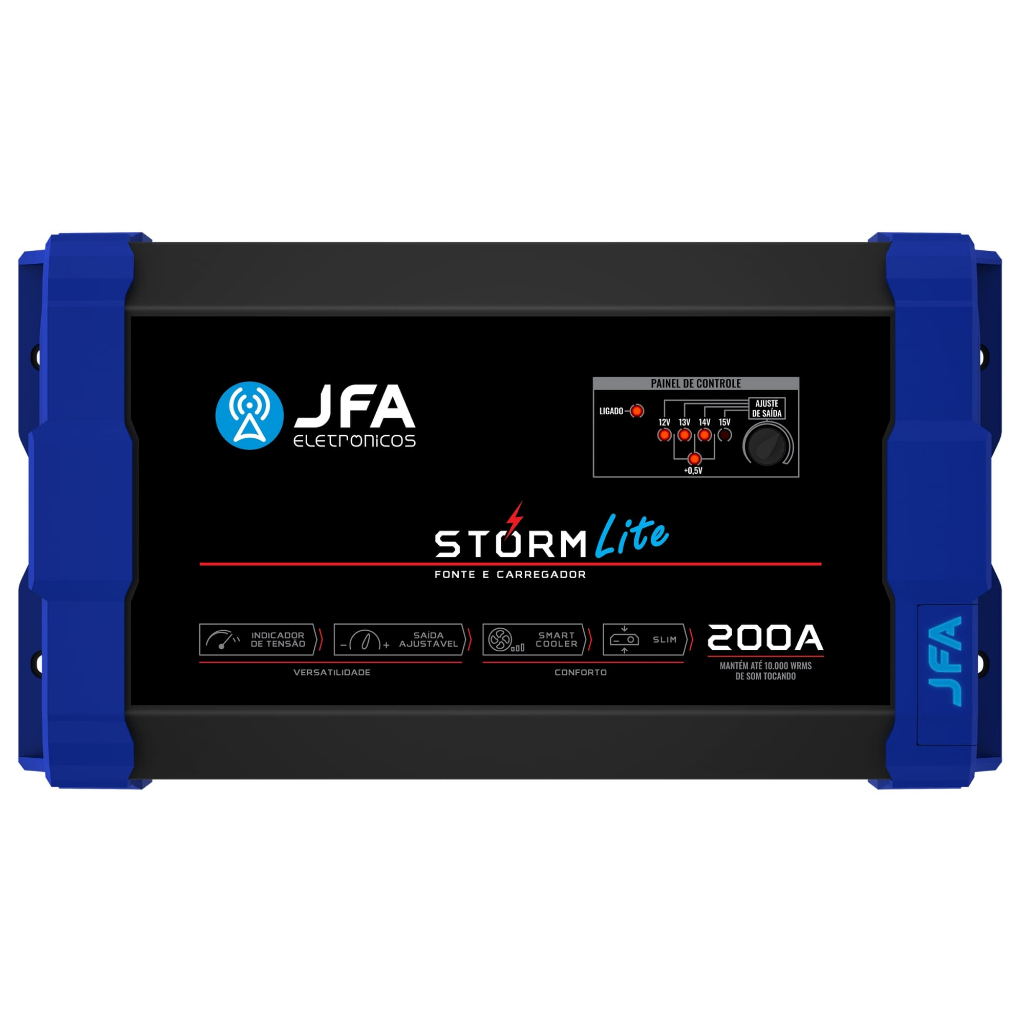 Fonte Carregador Automotivo JFA 200a Storm Lite Bivolt