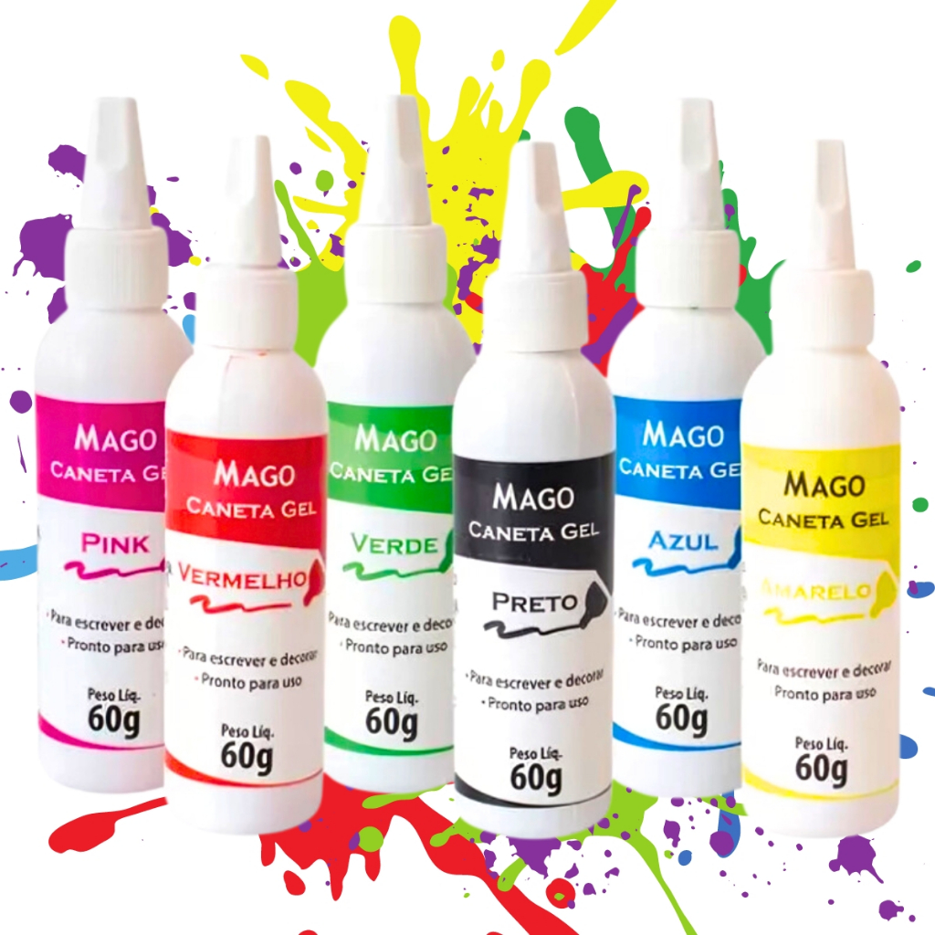 Caneta em Gel Comestível 60g Mago Caneta em Gel Comestível 60g Mago