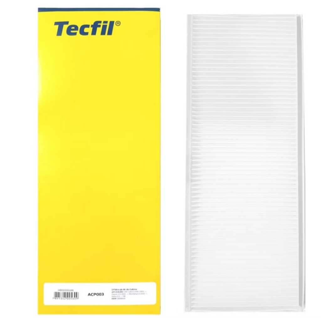 FILTRO DO AR CONDICIONADO CELTA, CLASSIC, CORSA, PRISMA E MONTANA ACP003 TECFIL FILTRO DO AR CONDICIONADO CELTA, CLASSIC, CORSA, PRISMA E MONTANA ACP003 TECFIL