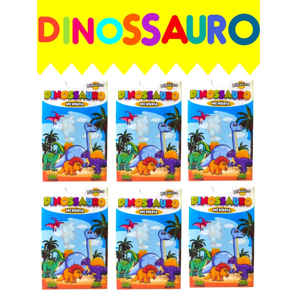 Kit 20 Jogo Da Memoria Dinossauros Infantil P/ Kit Festa Lembrancinha Aniversario Prenda Quermesse Kit 20 Jogo Da Memoria Dinossauros Infantil P/ Kit Festa Lembrancinha Aniversario Prenda Quermesse