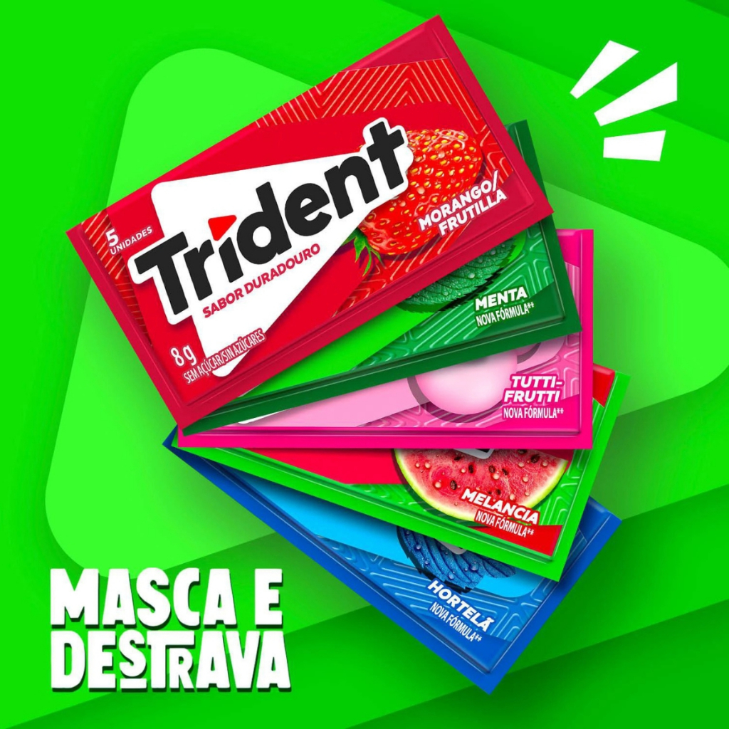 Caixa Chiclete Trident Escolha o Sabor C/21UN – Adams Caixa Chiclete Trident Escolha o Sabor C/21UN – Adams