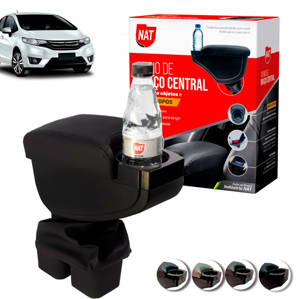 Apoio de Braço New Fit Ano 2009 Até 2014 C/ Porta Copo Apoio de Braço New Fit Ano 2009 Até 2014 C/ Porta Copo