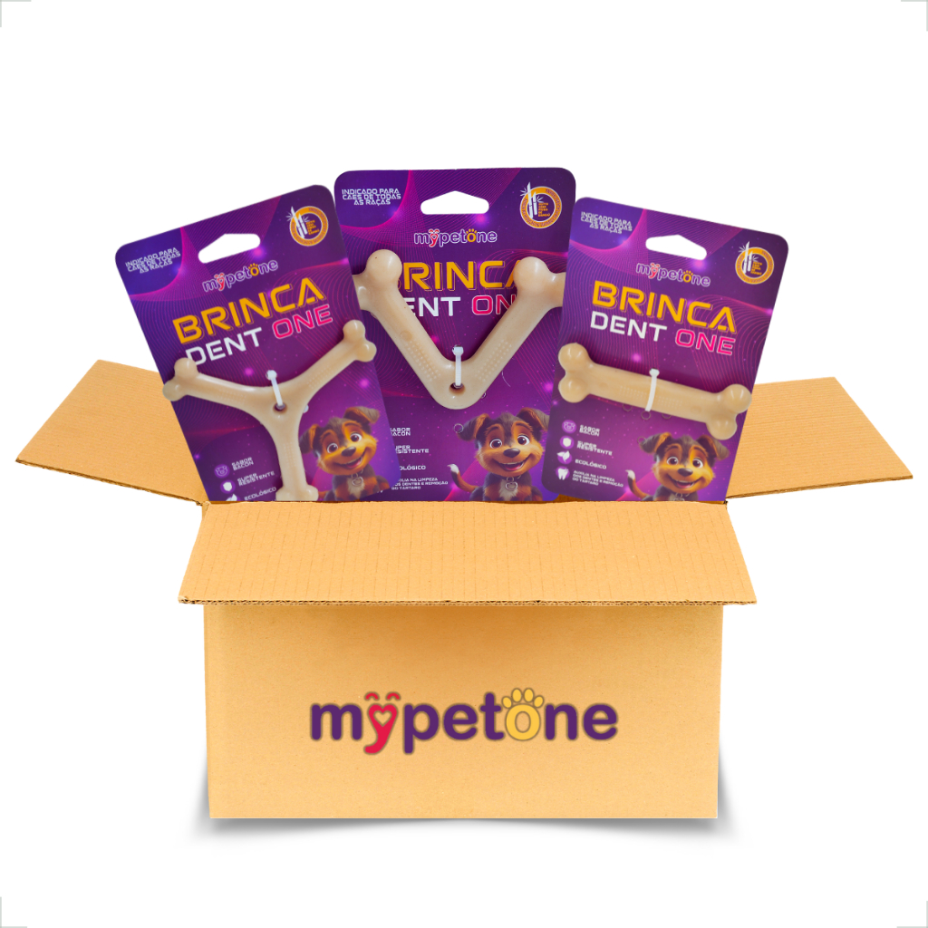 Kit 3 Unidades Brinca Dent One Filhotes Osso Bamboo – MyPetOne Kit 3 Unidades Brinca Dent One Filhotes Osso Bamboo – MyPetOne