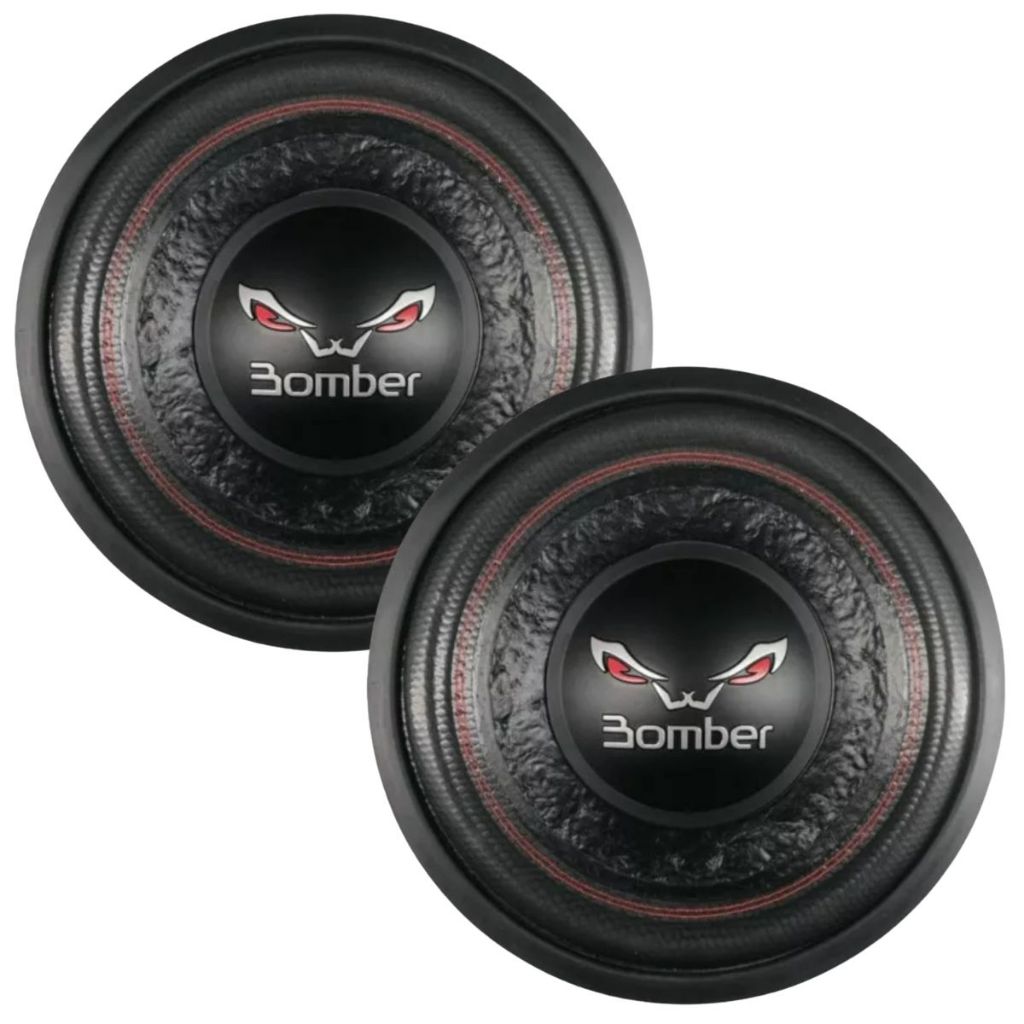 Par Subwoofer 12 Bomber Bicho Papão 400 Watts Rms 4 Ohms Par Subwoofer 12 Bomber Bicho Papão 400 Watts Rms 4 Ohms