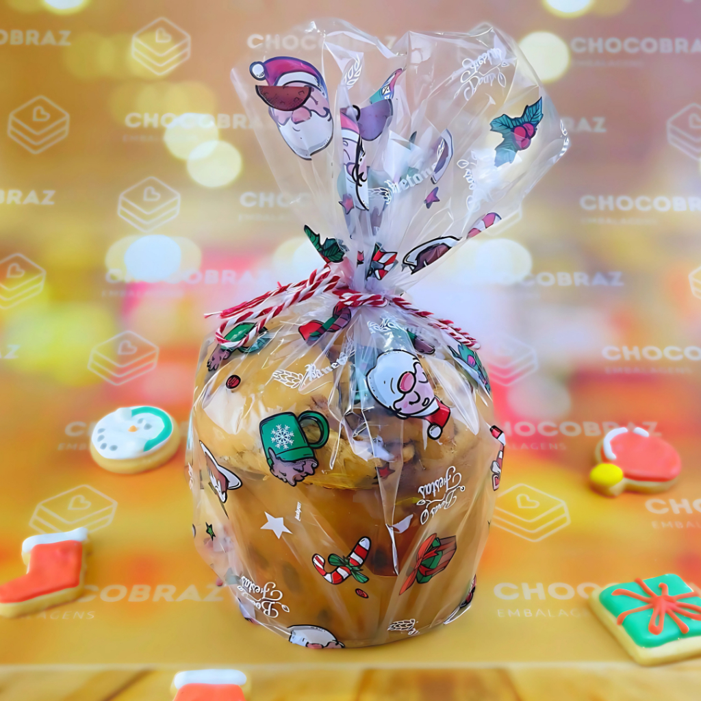 50~200 Saco 250g Panetone Boas Festas 250g 20X30 Cm Luckyfest 50~200 Saco 250g Panetone Boas Festas 250g 20X30 Cm Luckyfest