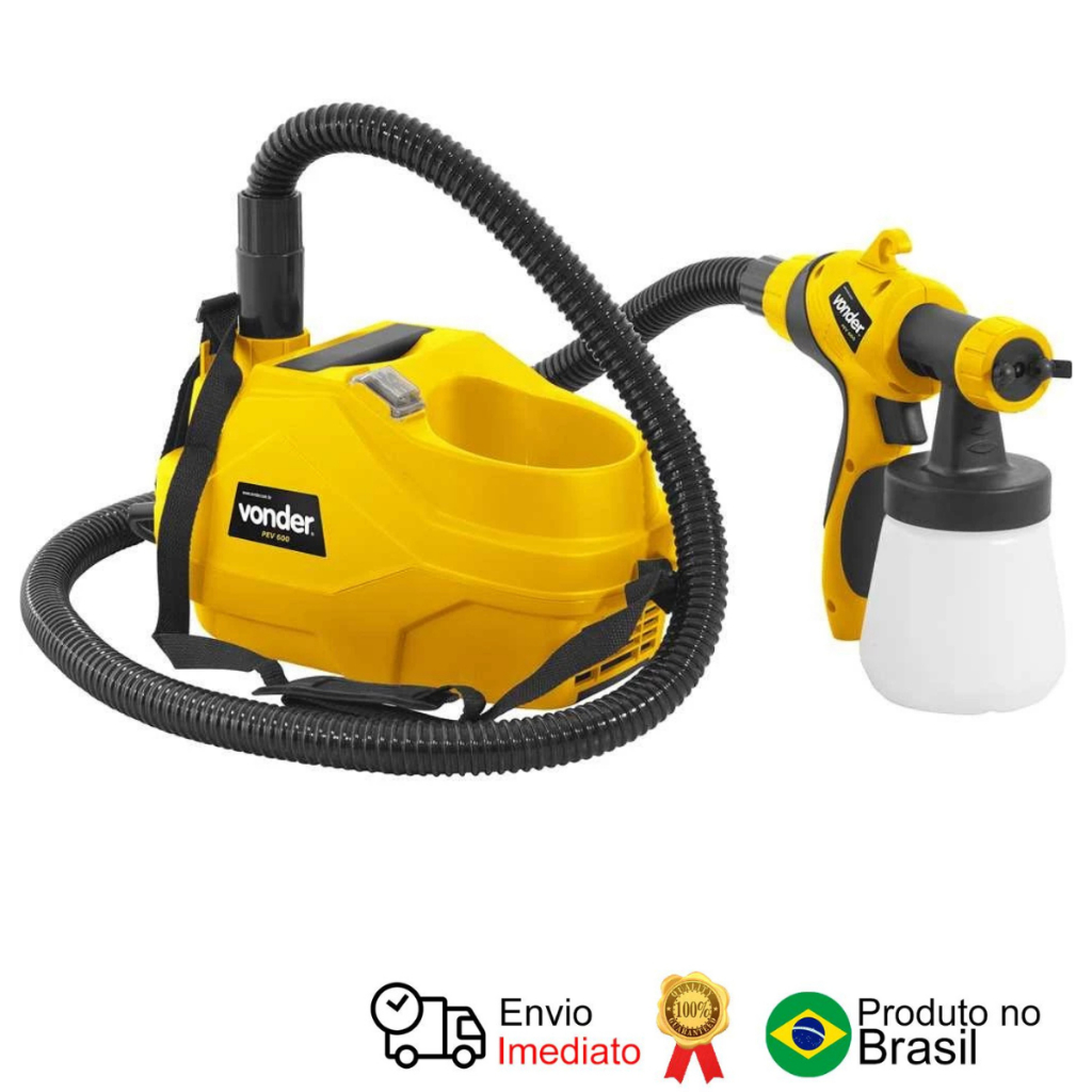 Pistola Elétrica Para Pintura Pev 600 220 V~ Vonder Pistola Elétrica Para Pintura Pev 600 220 V~ Vonder
