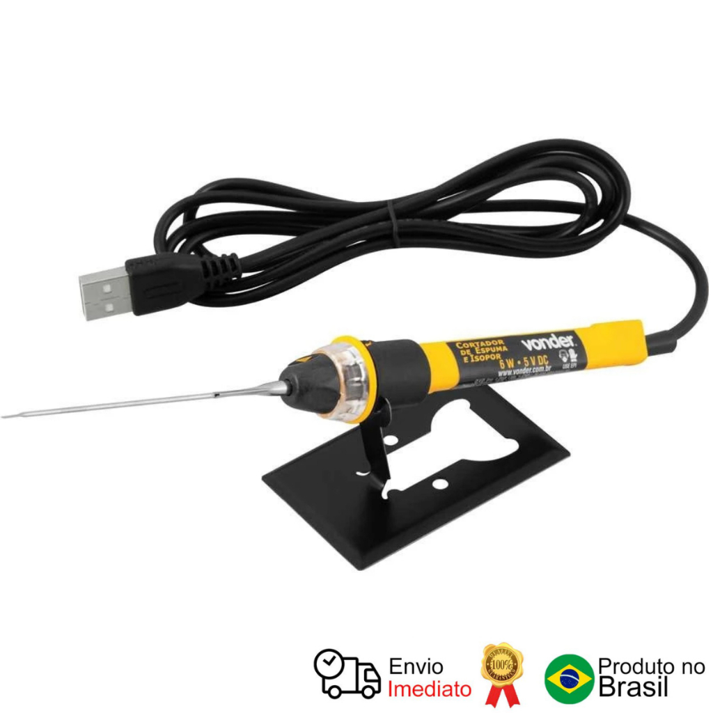 Cortador De Espuma E Isopor 6 W Usb CEV 060 Vonder Cortador De Espuma E Isopor 6 W Usb CEV 060 Vonder