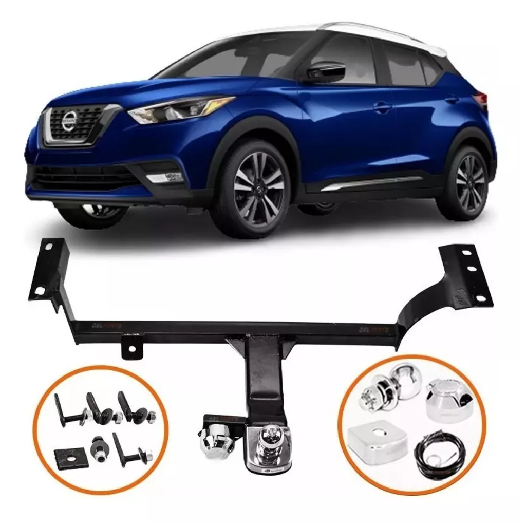 Engate Reforçado Nissan Kicks 2017 A 2024 500kg + Rabicho Engate Reforçado Nissan Kicks 2017 A 2024 500kg + Rabicho