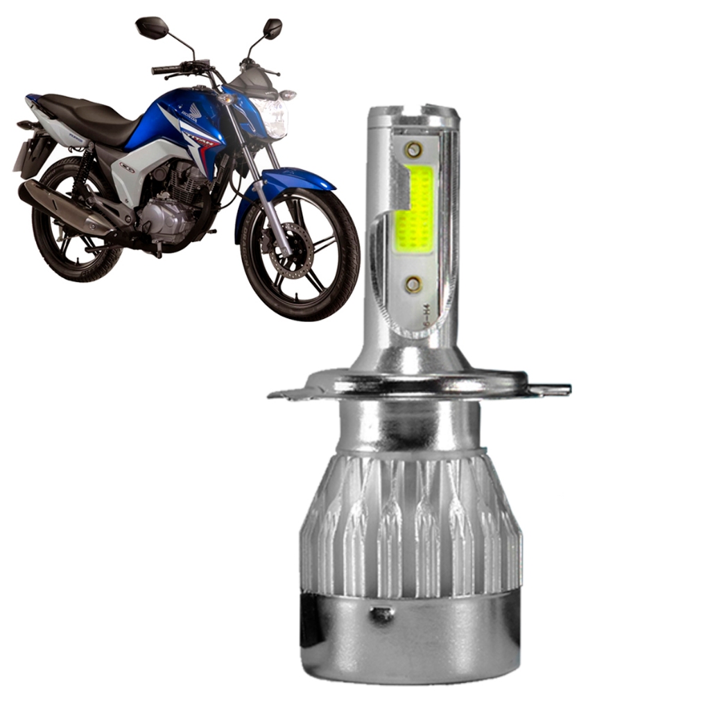 Super Led Moto 6000k Cg 150 2014 48w H4 4000lm Xenon Super Led Moto 6000k Cg 150 2014 48w H4 4000lm Xenon