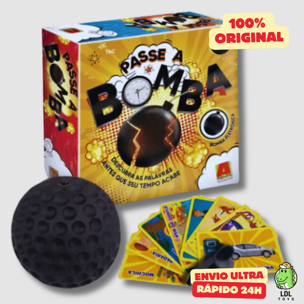 Jogo Passa a Bomba Infantil Junior Gamer Influenciador Youtuber – Algazarra
