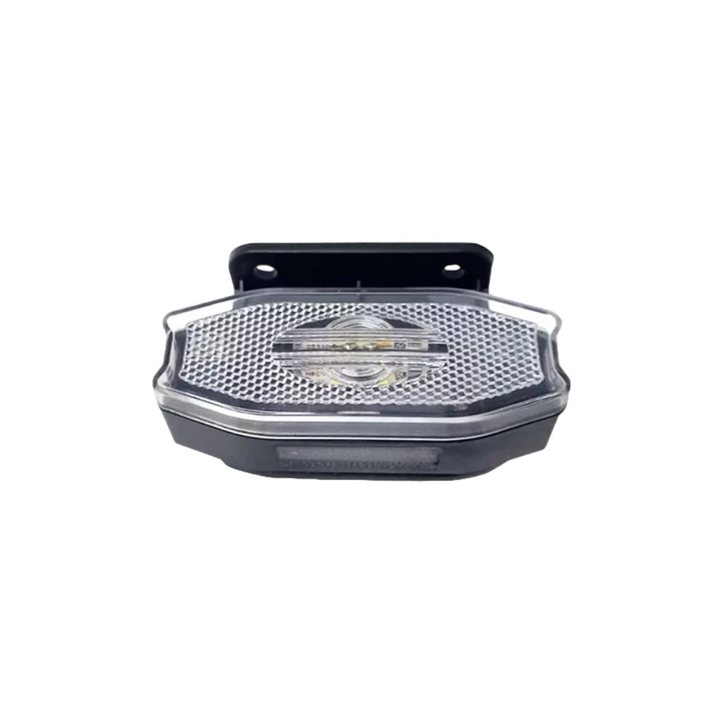 Lanterna Lateral Elipse Caminhão Carreta Guerra Led Cristal 1un/2un/4un