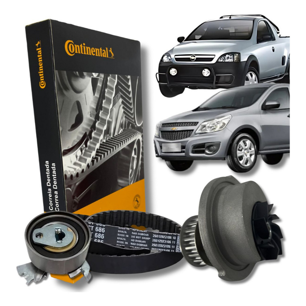 Kit Correia Dentada Tensor Bomba D’agua – GM Corsa Classic 1.0