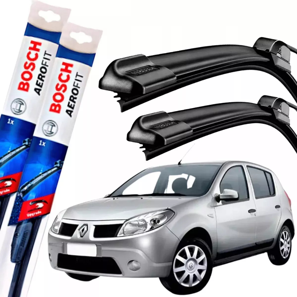 Palheta Limpador Sandero Logan Duster Kangoo Original Bosch Palheta Limpador Sandero Logan Duster Kangoo Original Bosch
