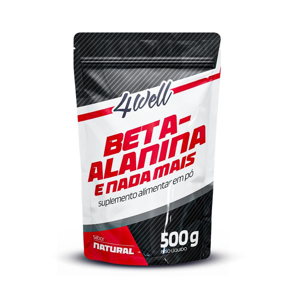 Beta Alanina 500g – 100% Pura – Importada – 4well Beta Alanina 500g – 100% Pura – Importada – 4well