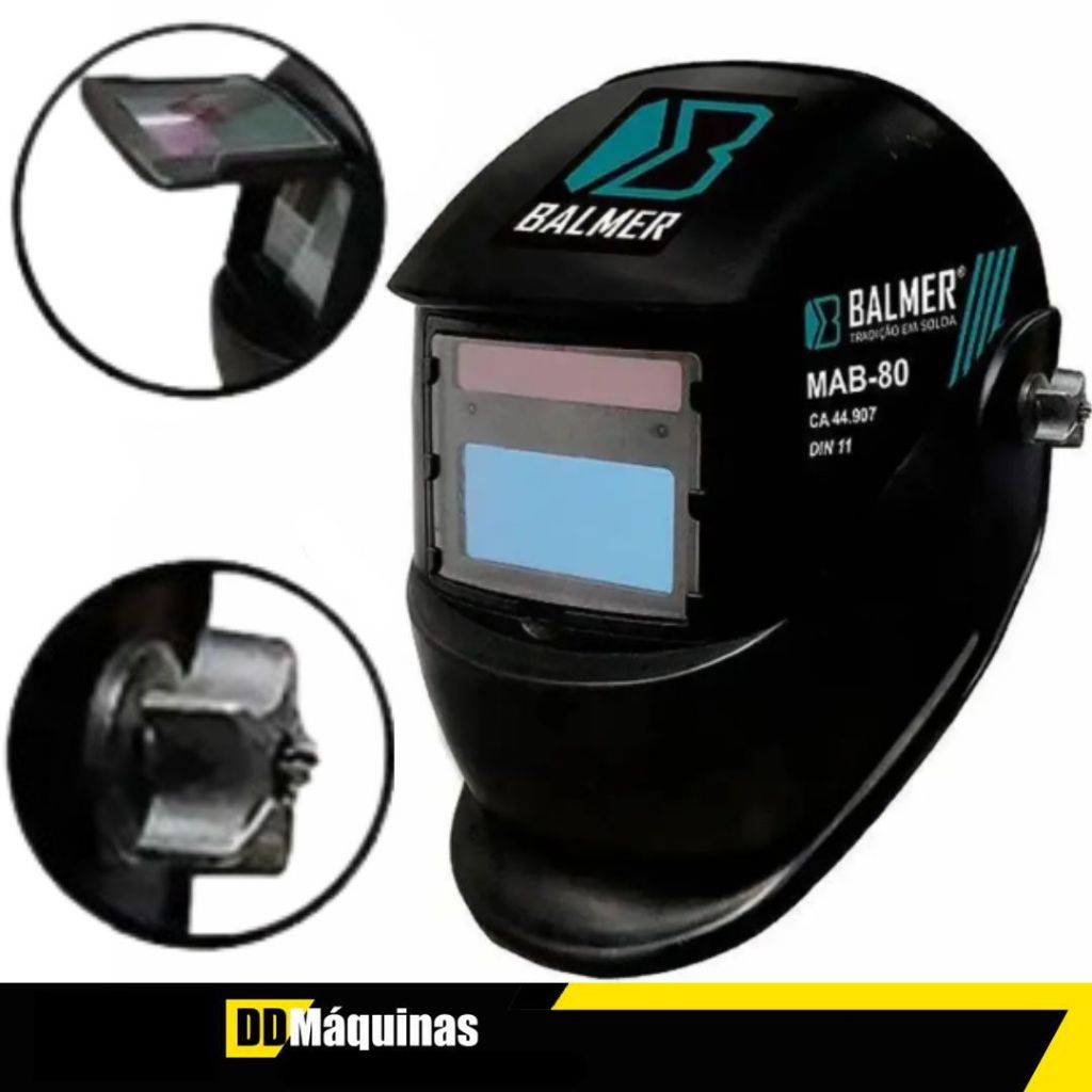 Máscara Para Solda Automática Plus MAB-90 C/Regulagem – BALMER Máscara Para Solda Automática Plus MAB-90 C/Regulagem – BALMER