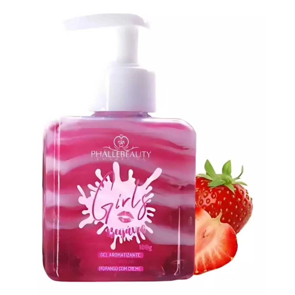 Kit com 3 Gel Hot Girls Aromatizante para Virilha Girls Beijável PhálleBeauty Kit com 3 Gel Hot Girls Aromatizante para Virilha Girls Beijável PhálleBeauty