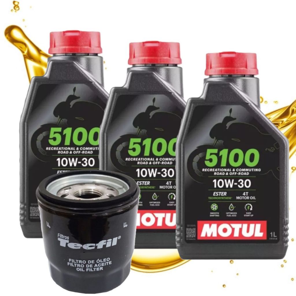 Troca de Óleo Cb 500 / Cbr 500 / Cb 600f Hornet / Cb 650f Motul 5100 10w30 + Filtro Troca de Óleo Cb 500 / Cbr 500 / Cb 600f Hornet / Cb 650f Motul 5100 10w30 + Filtro