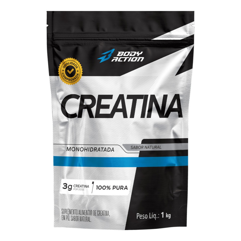 Creatina Monohidratada 100% Pura 150g, 300g, 500g e 1Kg Bodyaction Creatina Monohidratada 100% Pura 150g, 300g, 500g e 1Kg Bodyaction