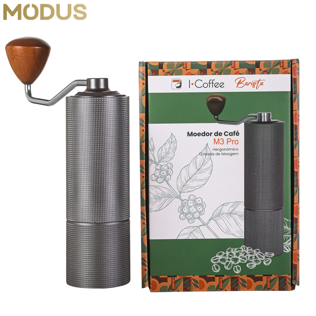 MODUS M3 Pro Moedor Castanho Portátil Para Grãos de Café MODUS M3 Pro Moedor Castanho Portátil Para Grãos de Café