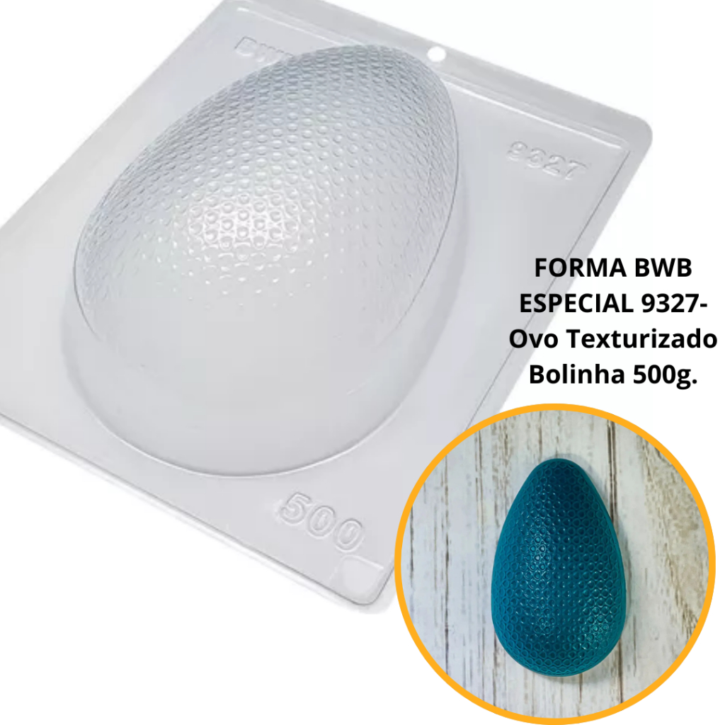 1~4 Forma BWB Com Silicone (3 partes)Para Chocolate Cód. 9327 – Ovo Texturizado Bolinha 500g. Páscoa (CHOCO) 1~4 Forma BWB Com Silicone (3 partes)Para Chocolate Cód. 9327 – Ovo Texturizado Bolinha 500g. Páscoa (CHOCO)