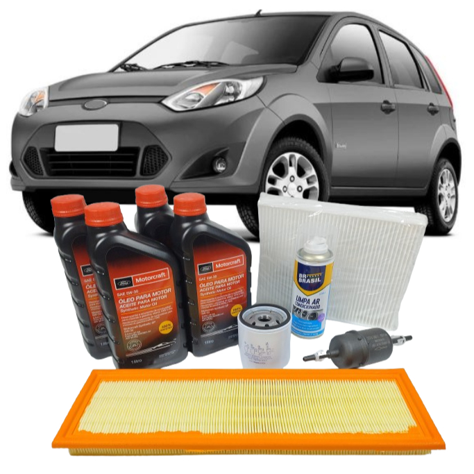Kit Revisão Fiesta 1.0 1.6 Zetec Rocam 5w30 Motorcraft revisão Ford Kit Revisão Fiesta 1.0 1.6 Zetec Rocam 5w30 Motorcraft revisão Ford