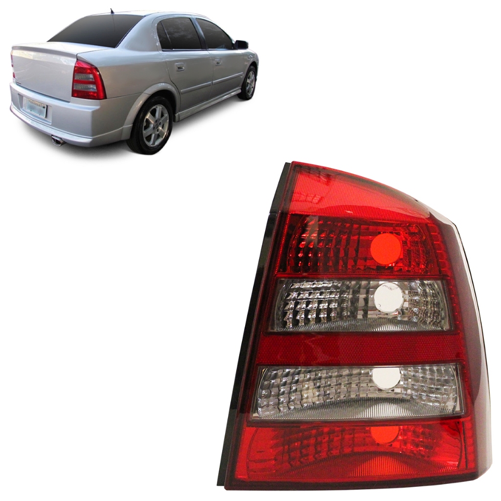 Lanterna Traseira Astra Sedan 2003 2004 2005 2006 2007 2008 2009 2010 2011 2012 Fumê Bicolor Lente Lisa Acrilico Lanterna Traseira Astra Sedan 2003 2004 2005 2006 2007 2008 2009 2010 2011 2012 Fumê Bicolor Lente Lisa Acrilico