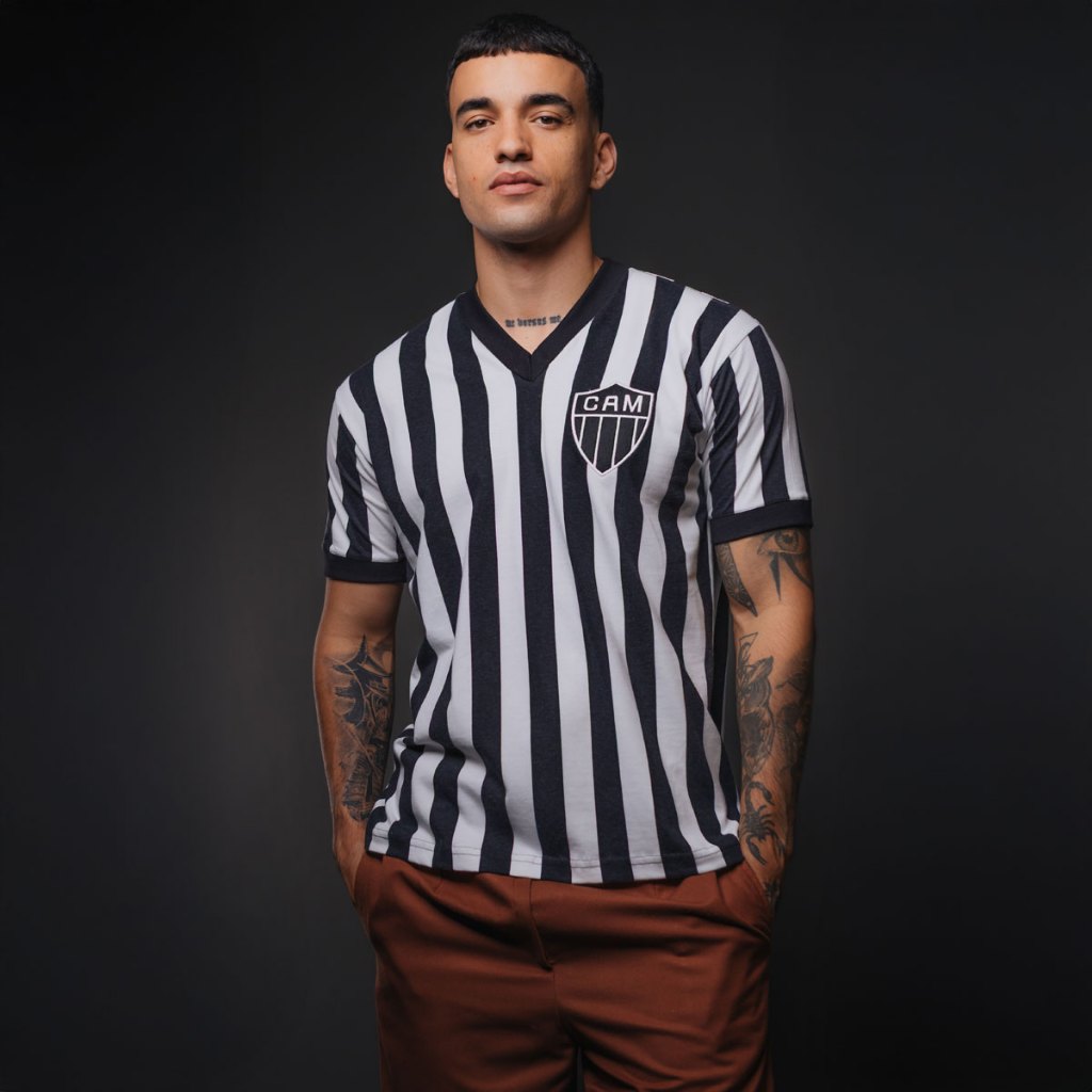 Camisa Atlético Mineiro Retrô 1937 Masculina Oficial Camisa Atlético Mineiro Retrô 1937 Masculina Oficial