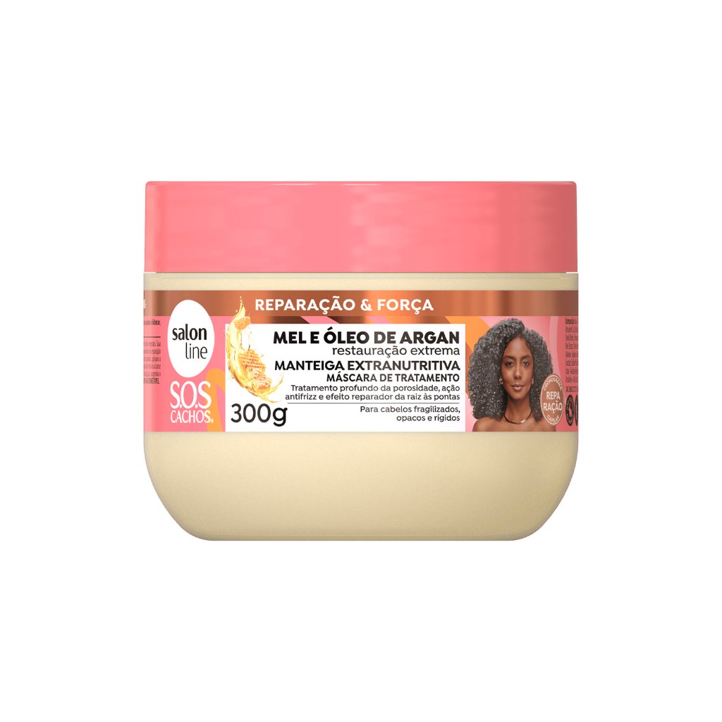Máscara de Tratamento Manteiga Extranutritiva SOS Cachos Mel e Óleo de Argan 300g Máscara de Tratamento Manteiga Extranutritiva SOS Cachos Mel e Óleo de Argan 300g