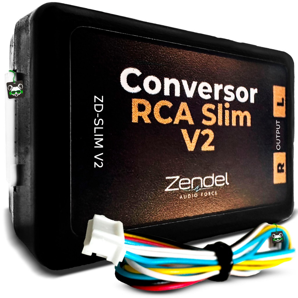 Conversor Rca Remoto Slim V2 Zendel Som Automotivo Amplificador Conversor Rca Remoto Slim V2 Zendel Som Automotivo Amplificador