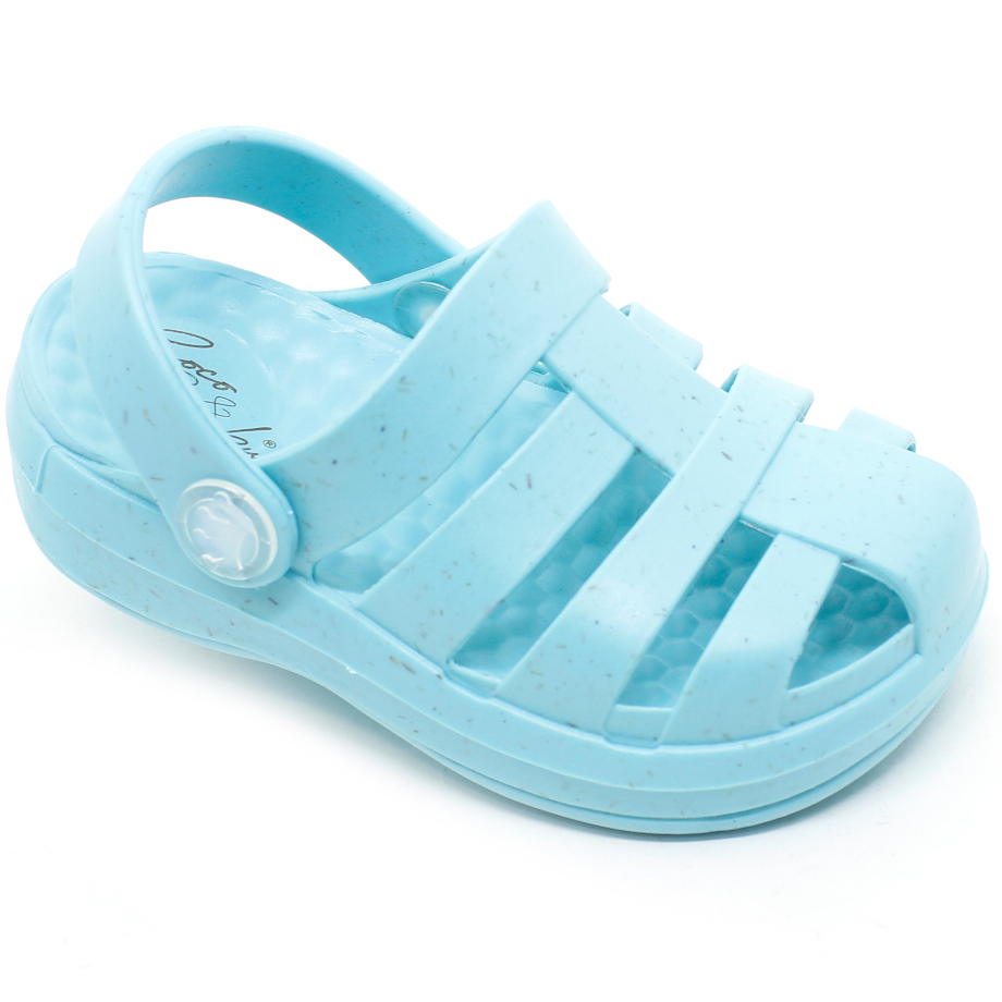 Sandália Babuche Chinelo Infantil Plugt Menina EVA Confortável Macio Básico Promoção Azul Claro Sandália Babuche Chinelo Infantil Plugt Menina EVA Confortável Macio Básico Promoção Azul Claro