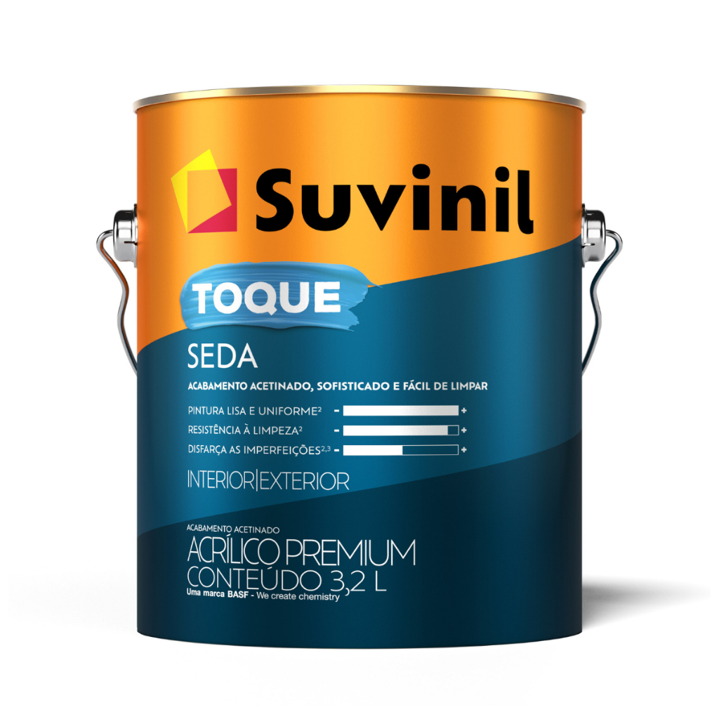 Tinta Toque Seda Cores Mais Vendidas 3,2L Suvinil Tinta Toque Seda Cores Mais Vendidas 3,2L Suvinil