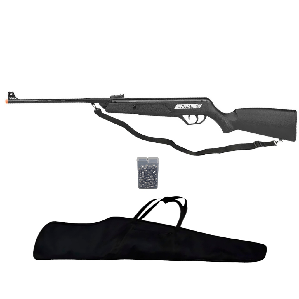 Carabina de Pressão New Jade 4.5mm – CBC + Acessórios Carabina de Pressão New Jade 4.5mm – CBC + Acessórios