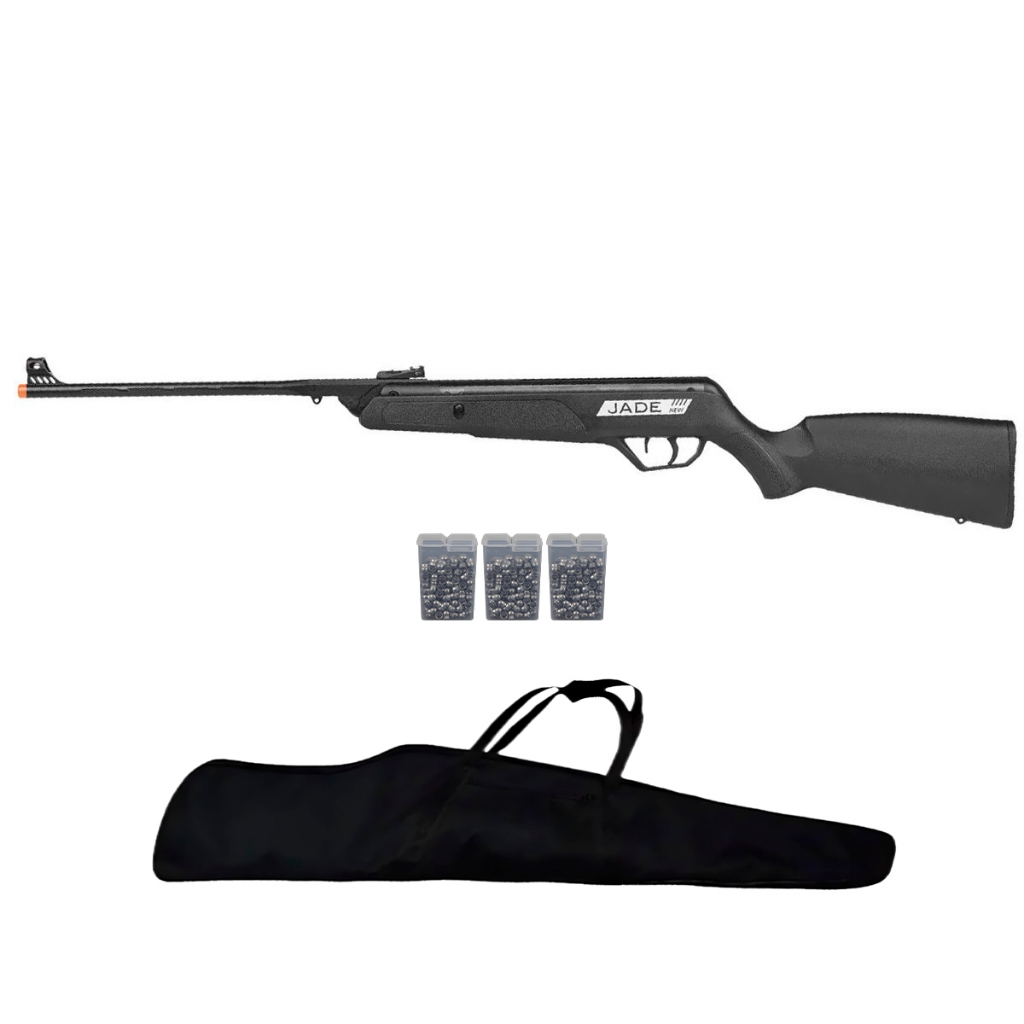 Carabina de Pressão New Jade 5.5mm – CBC + Acessórios Carabina de Pressão New Jade 5.5mm – CBC + Acessórios