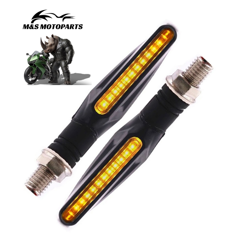 Par De Pisca Slim Palito Moto Seta Led Sequencial Universal Par De Pisca Slim Palito Moto Seta Led Sequencial Universal