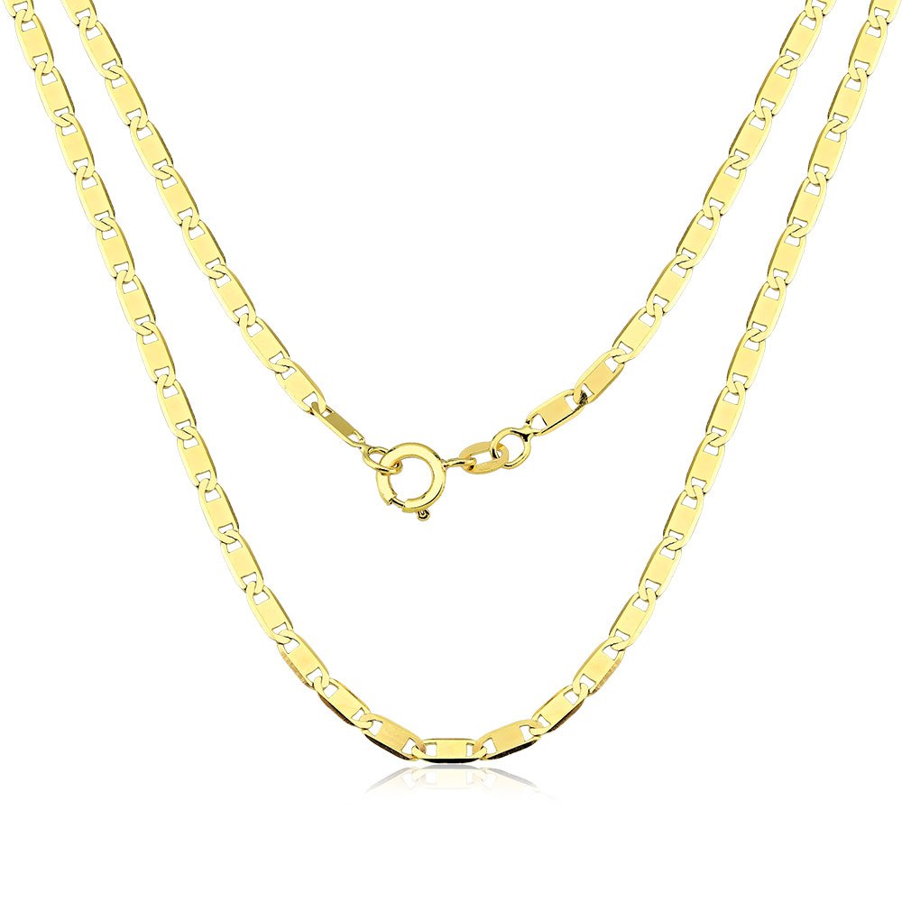Corrente de ouro 18k Piastrine 50cm 4 gramas