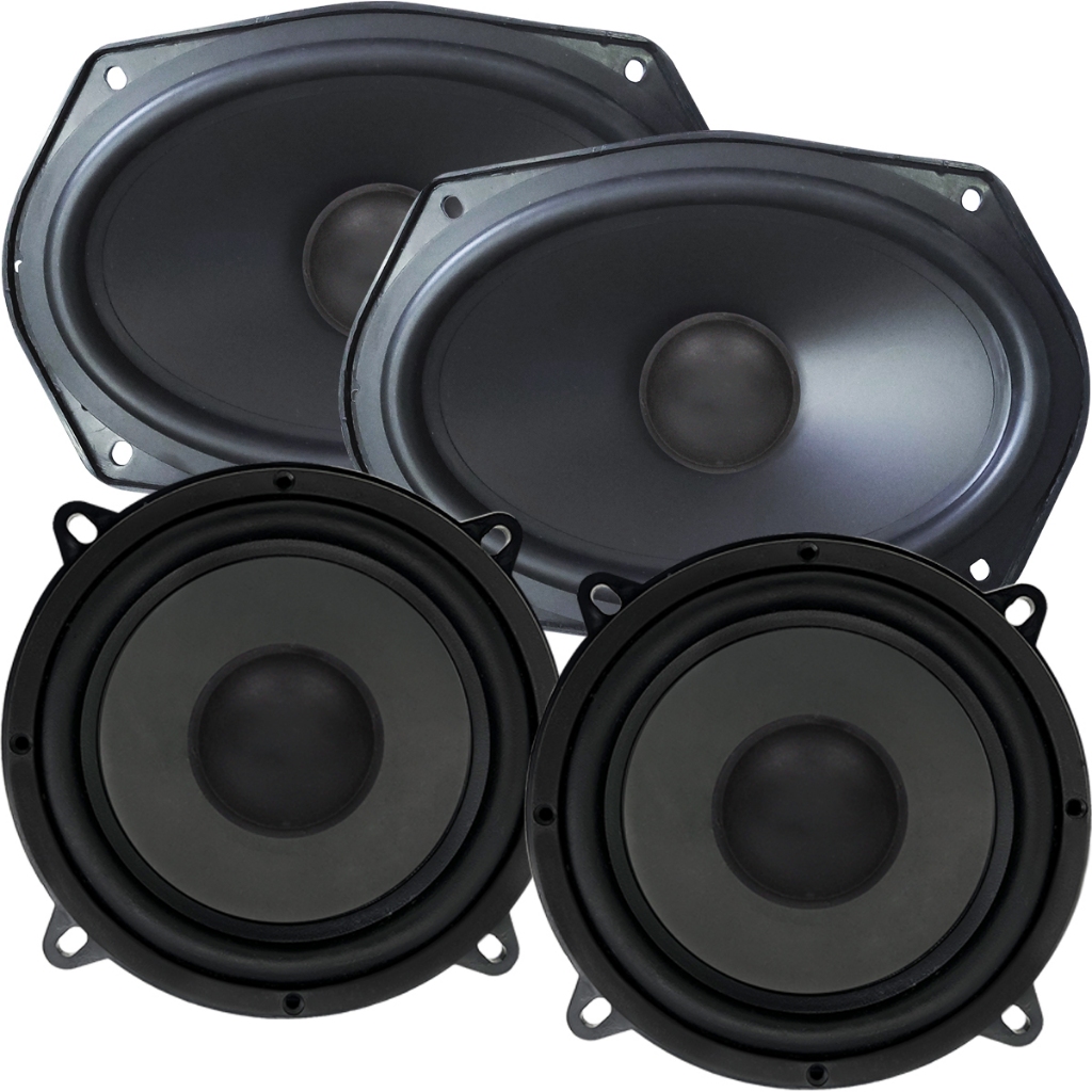 Kit Facil Falantes 5 + 6×9 Auto 70w Midbass Pratico Som Barato Carro 4 Ohms Preto Kit Facil Falantes 5 + 6×9 Auto 70w Midbass Pratico Som Barato Carro 4 Ohms Preto